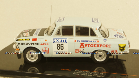 Москвич 412, No.86, 1000 Lakes Rally, S.Brundza/V.Ilin, 1973, RAC355, IXO 1:43