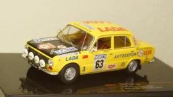 ВАЗ-2101 Lada 1300 #63, 1000 Lakes Rallye, S.Brundza/A.Zvingevich 1975, yellow, RAC297, IXO 1:43