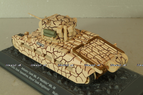 Infantry Tank Mk. II 'Matilda Mk. III' - Royal Tank Regiment, Malta 1942, Chars de Combat, Altaya 1:43