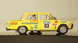 ВАЗ-2101 Lada 1300 #63, 1000 Lakes Rallye, S.Brundza/A.Zvingevich 1975, yellow, RAC297, IXO 1:43