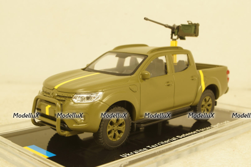 Renault Arkana Ukraine Territorial Forces Gun Truck (Kharkiv 2022), TruckTyr 1:43