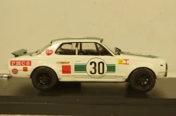Nissan Skyline GT-R Racing #30, white/green,  kyo3026B, Kyosho 1:43