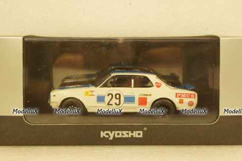 Nissan Skyline GT-R  #29, white/blue 2000, kyo3026A, Kyosho 1:43