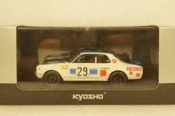 Nissan Skyline GT-R  #29, white/blue 2000, kyo3026A, Kyosho 1:43