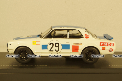 Nissan Skyline GT-R  #29, white/blue 2000, kyo3026A, Kyosho 1:43