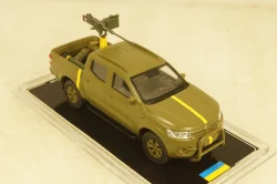Renault Arkana Ukraine Territorial Forces Gun Truck (Kharkiv 2022), TruckTyr 1:43