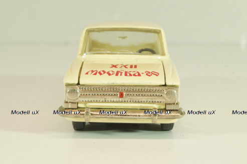 Москвич-408 А1, слоновая кость, Сентябрь 1979г., Олимпиада 80, капот 2 зажима, Тантал/Радон 1:43 Новая