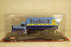 Unic ZU Izoard pick up with canvas top blue/yellow, Hachette 1:43