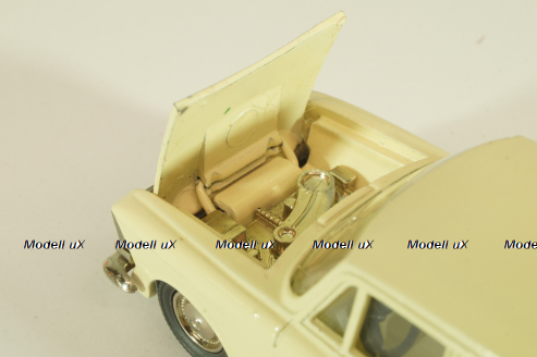 Москвич-408 А1, слоновая кость, Сентябрь 1979г., Олимпиада 80, капот 2 зажима, Тантал/Радон 1:43 Новая