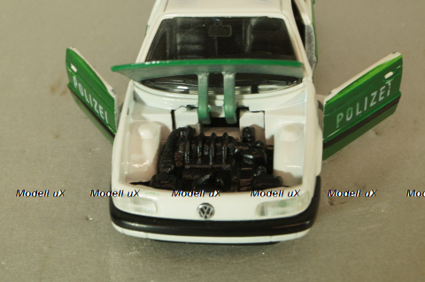 Volkswagen Passat (B3) Polizei 1988, white/green, 1015POL, Schabak 1:43