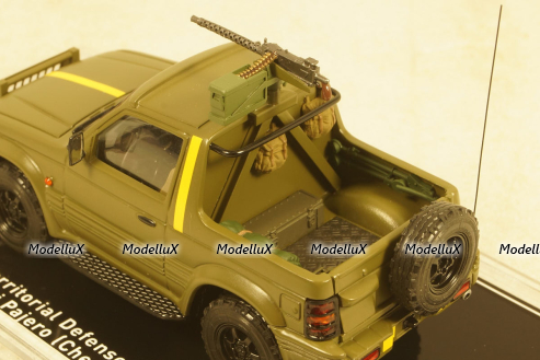 Mitsubishi Pajero 2 Ukraine Territorial Forces Gun Truck (Chernobaevka 2022), TruckTyr 1:43