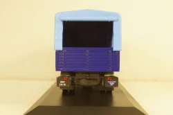 Unic ZU Izoard pick up with canvas top blue/yellow, Hachette 1:43