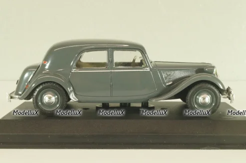 Citroen Traction 15 Six 1938, grey, 2147102, Atlas 1:43