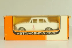 Москвич-412 А2, белый, Февраль 1980г., Олимпиада 80, Тантал/Радон 1:43