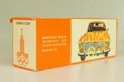 Москвич-412 А2, белый, Февраль 1980г., Олимпиада 80, Тантал/Радон 1:43