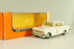 Москвич-412 А2, белый, Февраль 1980г., Олимпиада 80, Тантал/Радон 1:43