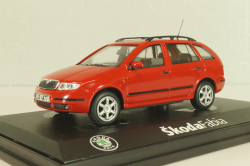 Skoda Fabia Combi 2000, red, Abrex 1:43