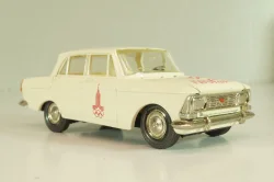 Москвич-412 А2, белый, Февраль 1980г., Олимпиада 80, Тантал/Радон 1:43