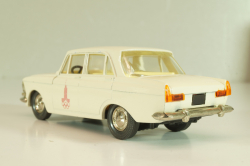 Москвич-412 А2, белый, Февраль 1980г., Олимпиада 80, Тантал/Радон 1:43