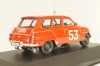 SAAB 95 Station wagon #53 Rally Monte Carlo 1961, E.Carlsson/K.Svensson, red, 3575016, Atlas 1:43