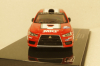 Mitsubishi Lancer Evo X Rally Hokkaido #1 Taguchi, red/white 2010, KB1046, IXO 1:43