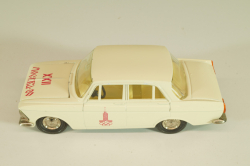 Москвич-412 А2, белый, Февраль 1980г., Олимпиада 80, Тантал/Радон 1:43