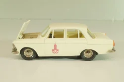Москвич-412 А2, белый, Февраль 1980г., Олимпиада 80, Тантал/Радон 1:43
