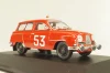 SAAB 95 Station wagon #53 Rally Monte Carlo 1961, E.Carlsson/K.Svensson, red, 3575016, Atlas 1:43