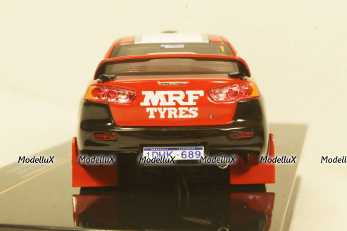 Mitsubishi Lancer Evo X Rally Hokkaido #1 Taguchi, red/white 2010, KB1046, IXO 1:43