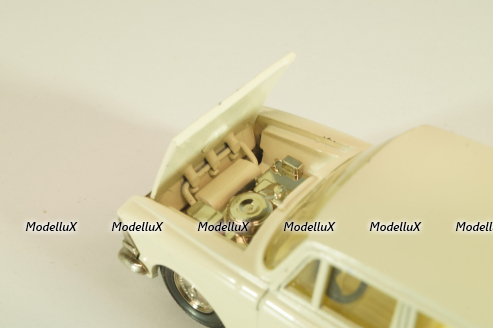 Москвич-412 А2, белый, Февраль 1980г., Олимпиада 80, Тантал/Радон 1:43
