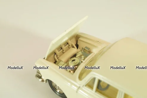 Москвич-412 А2, белый, Февраль 1980г., Олимпиада 80, Тантал/Радон 1:43