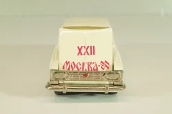 Москвич-412 А2, белый, Февраль 1980г., Олимпиада 80, Тантал/Радон 1:43