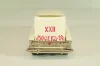 Москвич-412 А2, белый, Февраль 1980г., Олимпиада 80, Тантал/Радон 1:43