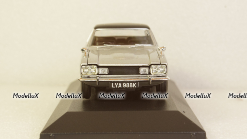 Ford Capri MkI 3000E silver/mattblack 1970, Vanguards 1:43