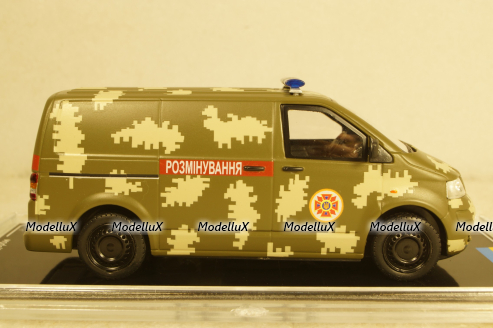 Volkswagen Transporter 5 "Demining" VSU (Kiev 2022), TruckTyr 1:43