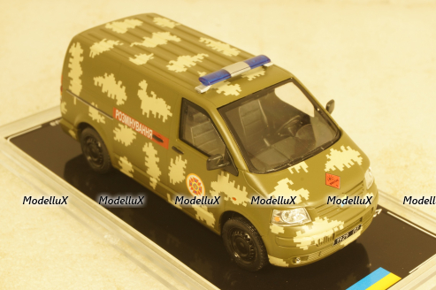 Volkswagen Transporter 5 "Demining" VSU (Kiev 2022), TruckTyr 1:43