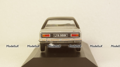 Ford Capri MkI 3000E silver/mattblack 1970, Vanguards 1:43