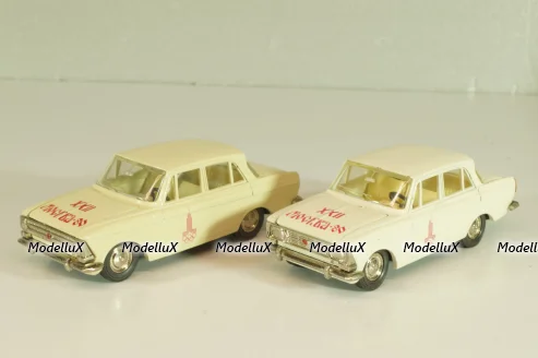 Москвич-412 А2, белый, Февраль 1980г., Олимпиада 80, Тантал/Радон 1:43