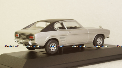 Ford Capri MkI 3000E silver/mattblack 1970, Vanguards 1:43