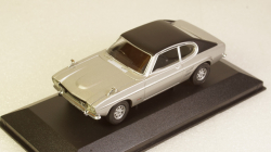 Ford Capri MkI 3000E silver/mattblack 1970, Vanguards 1:43