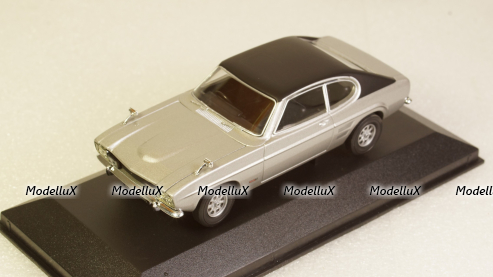 Ford Capri MkI 3000E silver/mattblack 1970, Vanguards 1:43