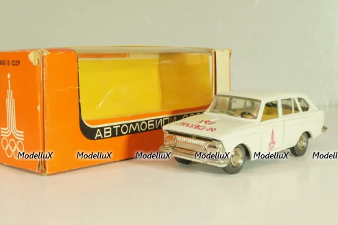Иж-1500 Комби А12, белый, Октябрь 1978г.,Олимпиада 80, Тантал/Радон 1:43 Новый