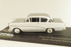 Opel Olympia Record P1 Hans Mersheimer 1957, silver, OPCD123, Opel Collection Designer #123 1:43