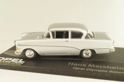 Opel Olympia Record P1 Hans Mersheimer 1957, silver, OPCD123, Opel Collection Designer #123 1:43