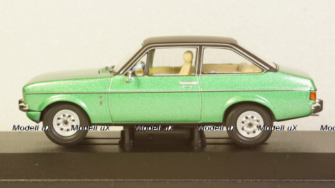 Ford Escort MkII 1.3 Ghia met.green/mattblack, Vanguards 1:43