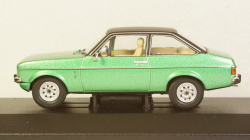 Ford Escort MkII 1.3 Ghia met.green/mattblack, Vanguards 1:43
