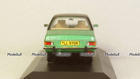 Ford Escort MkII 1.3 Ghia met.green/mattblack, Vanguards 1:43