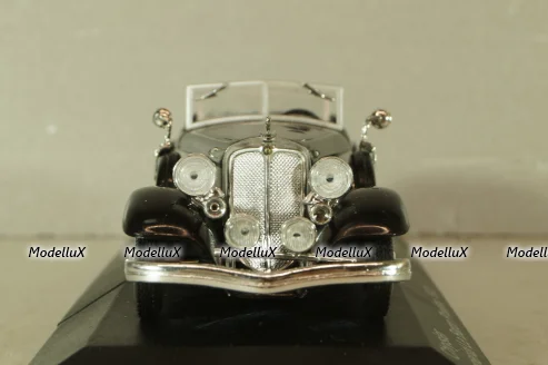 Chrysler Imperial Le Baron phaeton 1933, black/silver,  WB114, WhiteBox 1:43