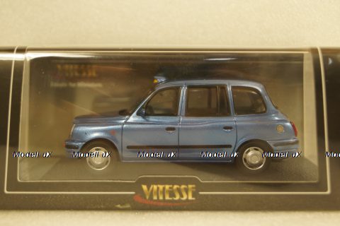  London Taxi Cab, blue 1998 TX1, Vitesse 1:43