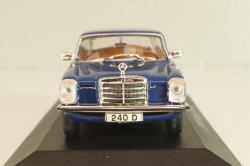 Mercedes-Benz 240 D (W115) Limousine 1973, blue, MBOMS059, Mercedes-Benz-Offizielle Modell-Sammlung #59, Altaya 1:43